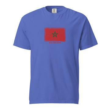Morocco Flag T-Shirt | Unisex | Heavyweight Cotton