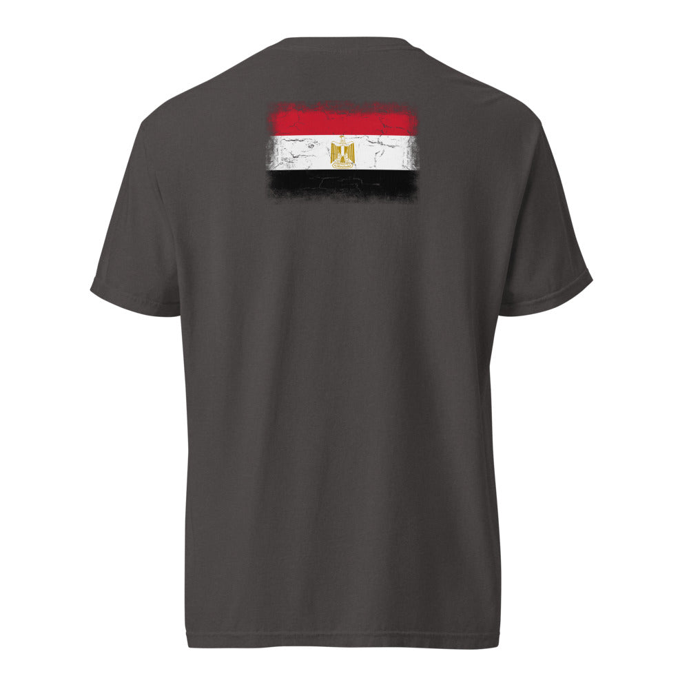 Egypt Flag Tee — Back — Graphite