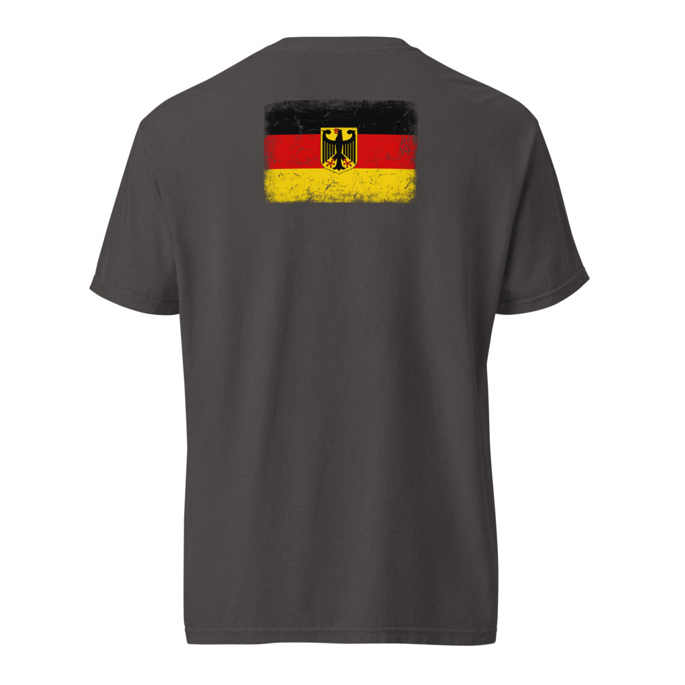 Germany Flag Tee — Back — Graphite