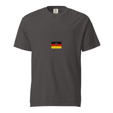 Germany Flag Tee | Minimal | Unisex | Heavyweight Cotton