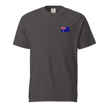 Australia Flag Tee | Front | Unisex | Heavyweight Cotton
