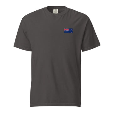 New Zealand Flag Tee | Front | Unisex | Heavyweight Cotton