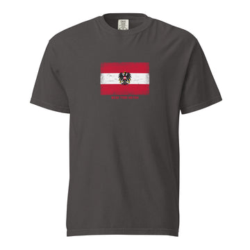 Austria Flag T-Shirt | Unisex | Heavyweight Cotton