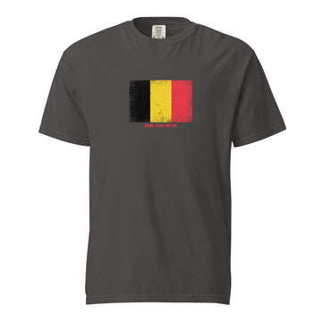 Belgium Flag T-Shirt | Unisex | Heavyweight Cotton