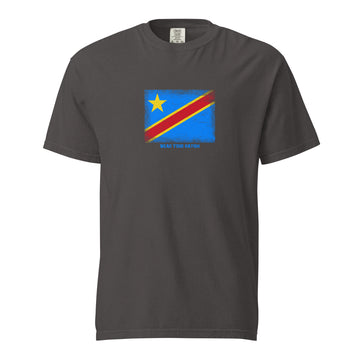 Congo Flag T-Shirt | Unisex | Heavyweight Cotton