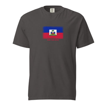 Haiti Flag T-Shirt | Unisex | Heavyweight Cotton