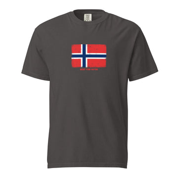 Norway Flag T-Shirt | Unisex | Heavyweight Cotton