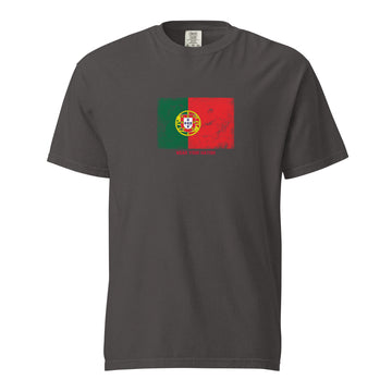 Portugal Flag T-Shirt | Unisex | Heavyweight Cotton