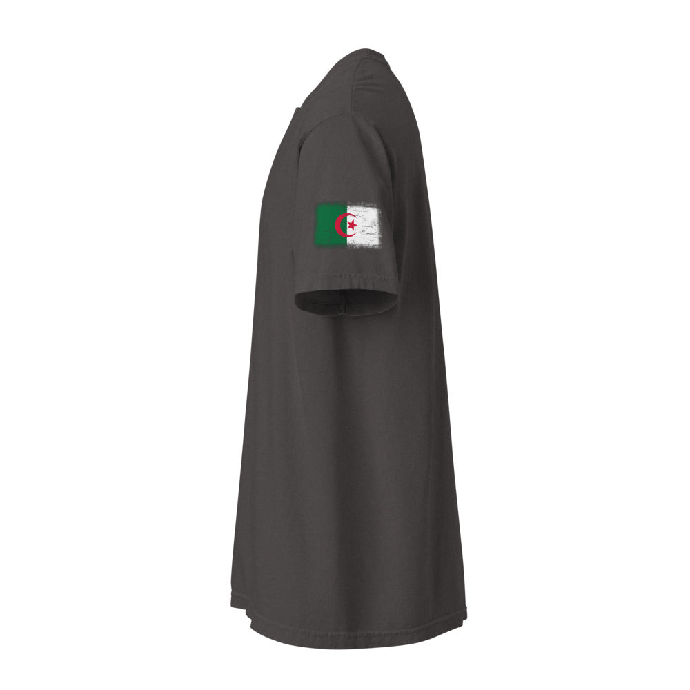 Algeria Flag Tee — Sleeve — Graphite