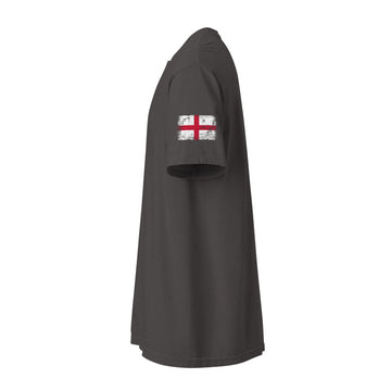 England Flag Tee | Sleeve Badge | Unisex | Heavyweight Cotton