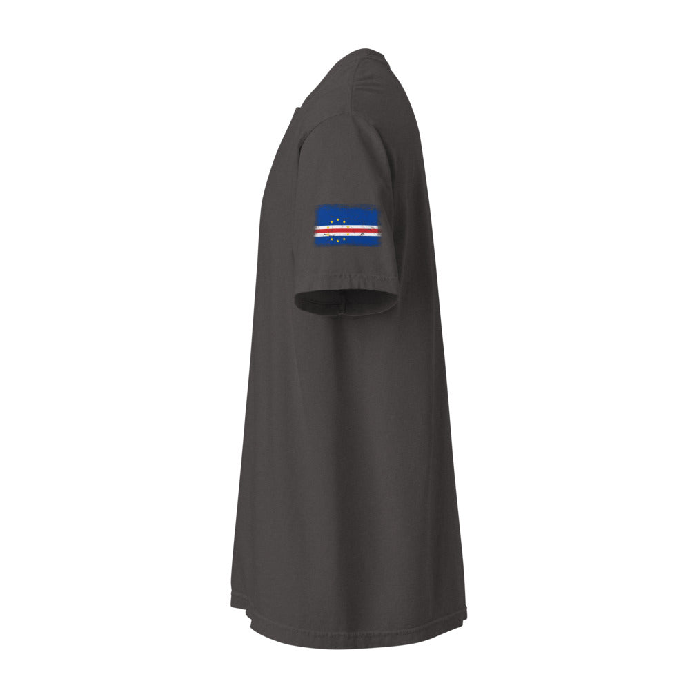 Cape Verde Flag Tee — Sleeve — Graphite