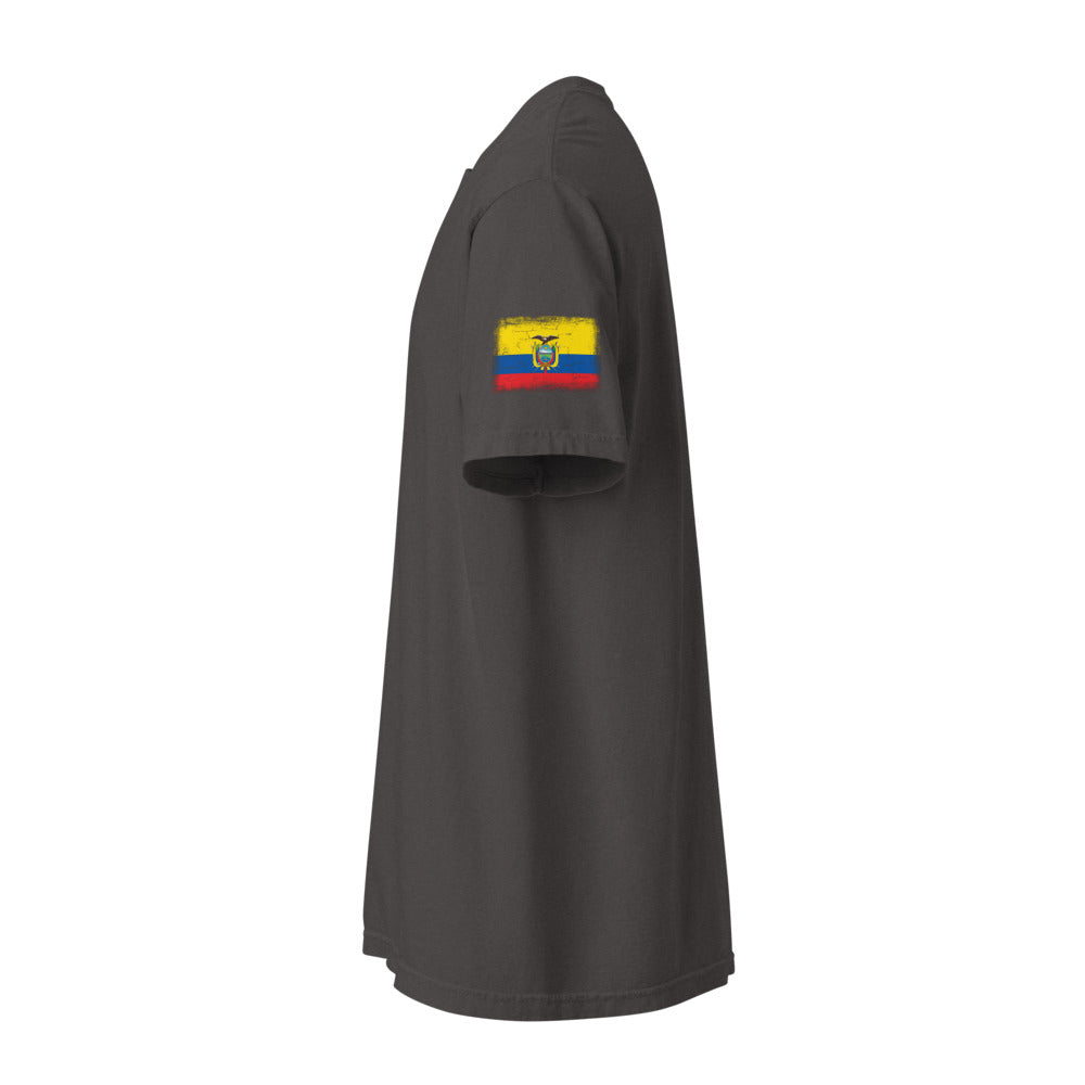 Ecuador Flag Tee — Sleeve — Graphite