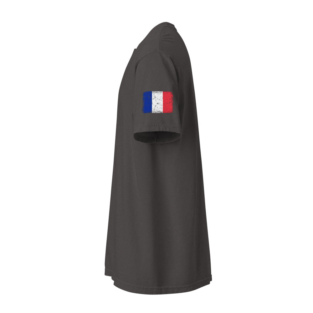 France Flag Tee — Sleeve — Graphite