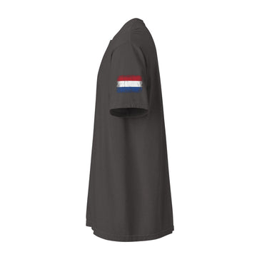 Netherlands Flag Tee | Sleeve Badge | Unisex | Heavyweight Cotton