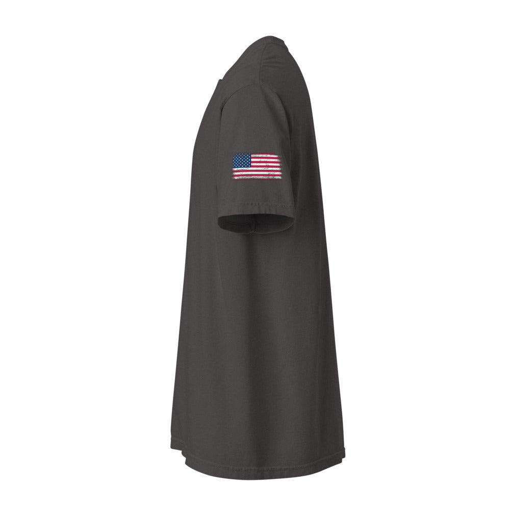 USA Flag Tee — Sleeve — Graphite
