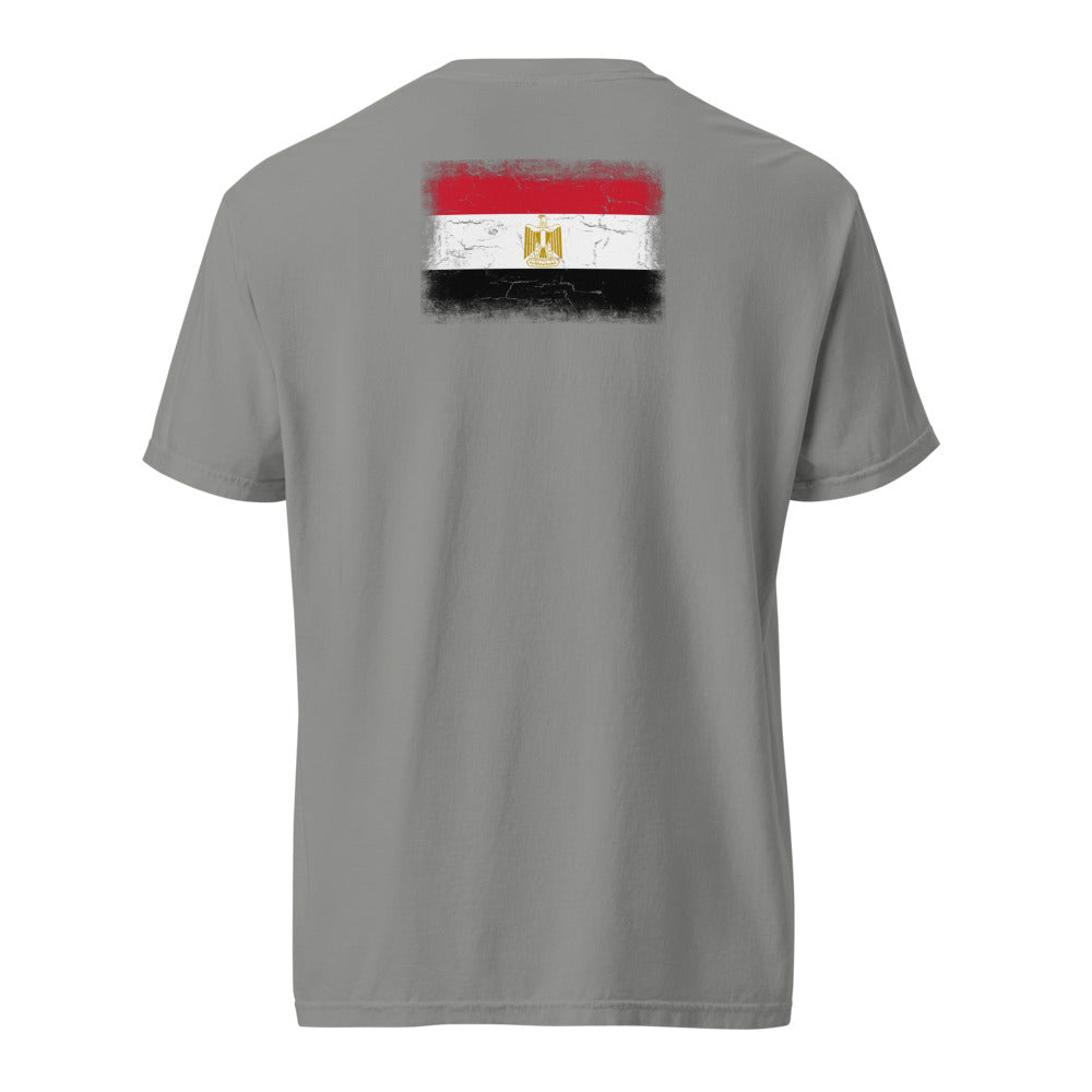 Egypt Flag Tee — Back — Grey