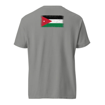 Jordan Flag Tee | Back Print | Unisex | Heavyweight Cotton