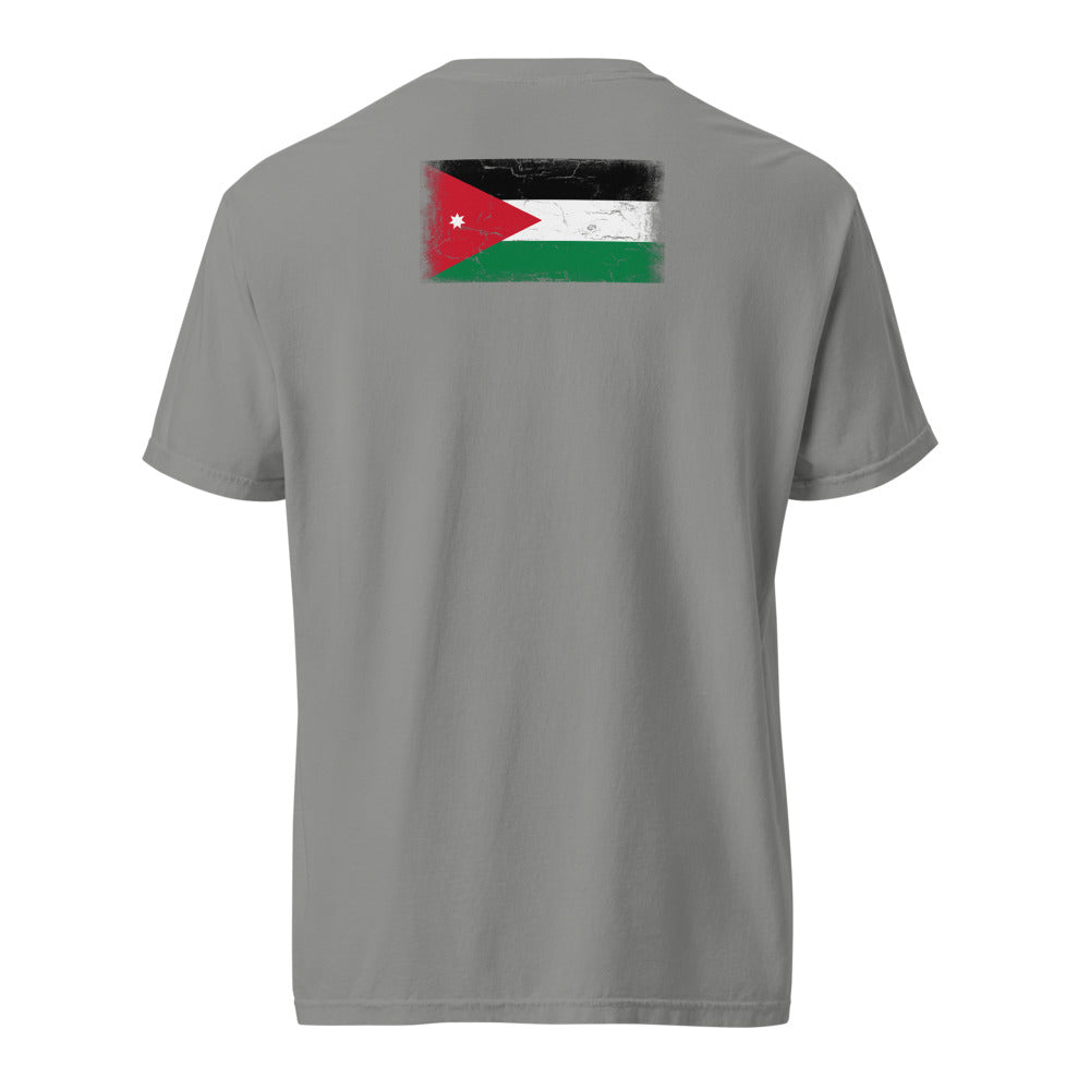 Jordan Flag Tee — Back — Grey