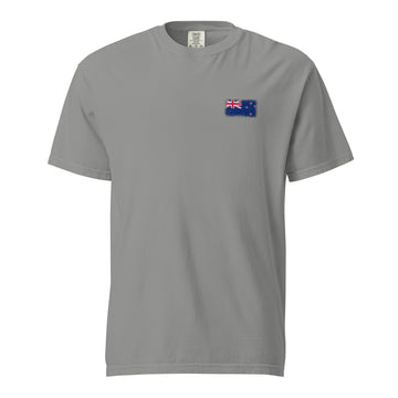 New Zealand Flag Tee | Front | Unisex | Heavyweight Cotton