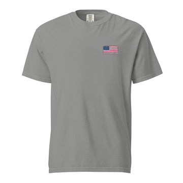 USA Flag Tee | Front | Unisex | Heavyweight Cotton