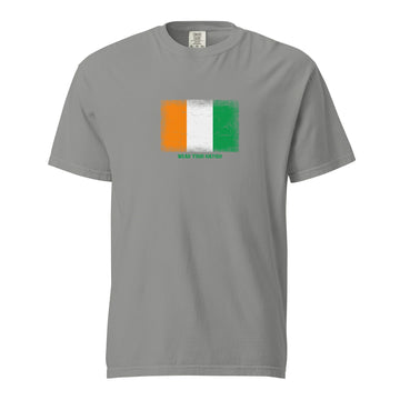 Côte d'Ivoire Flag T-Shirt | Unisex | Heavyweight Cotton