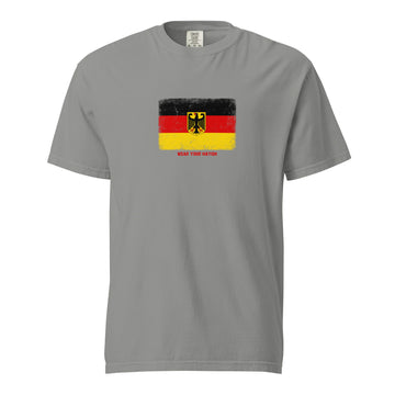 Germany Flag T-Shirt | Unisex | Heavyweight Cotton