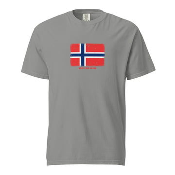 Norway Flag T-Shirt | Unisex | Heavyweight Cotton