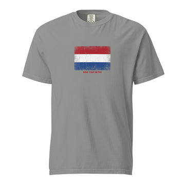 Netherlands Flag T-Shirt | Unisex | Heavyweight Cotton