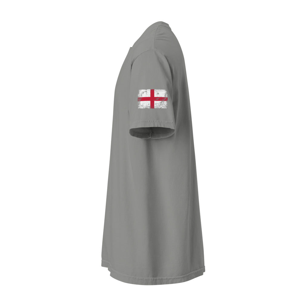 England Flag Tee — Sleeve — Grey