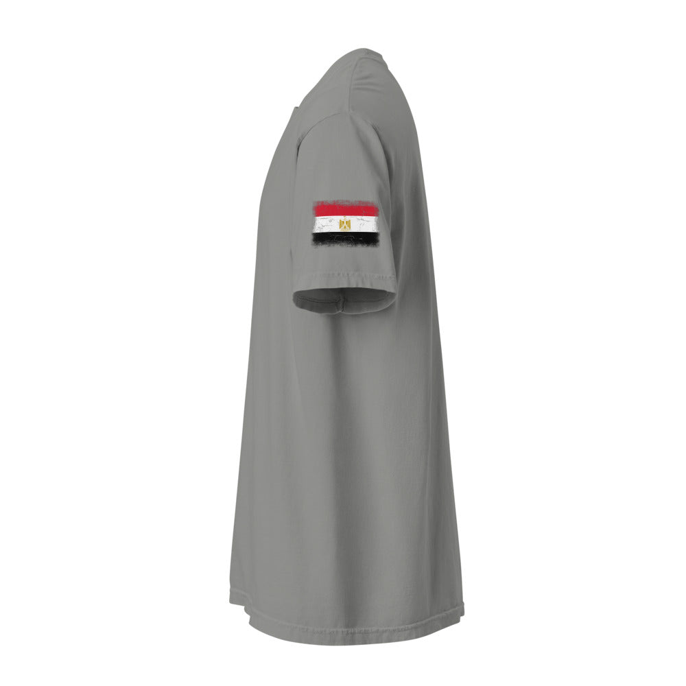 Egypt Flag Tee — Sleeve — Grey