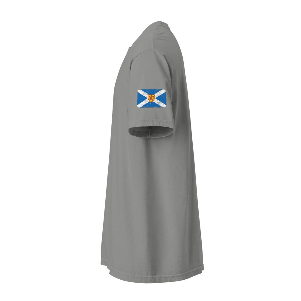 Scotland Flag Tee — Sleeve — Grey