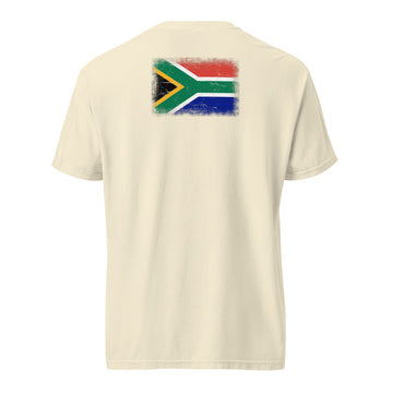 South Africa Flag Tee | Back Print | Unisex | Heavyweight Cotton