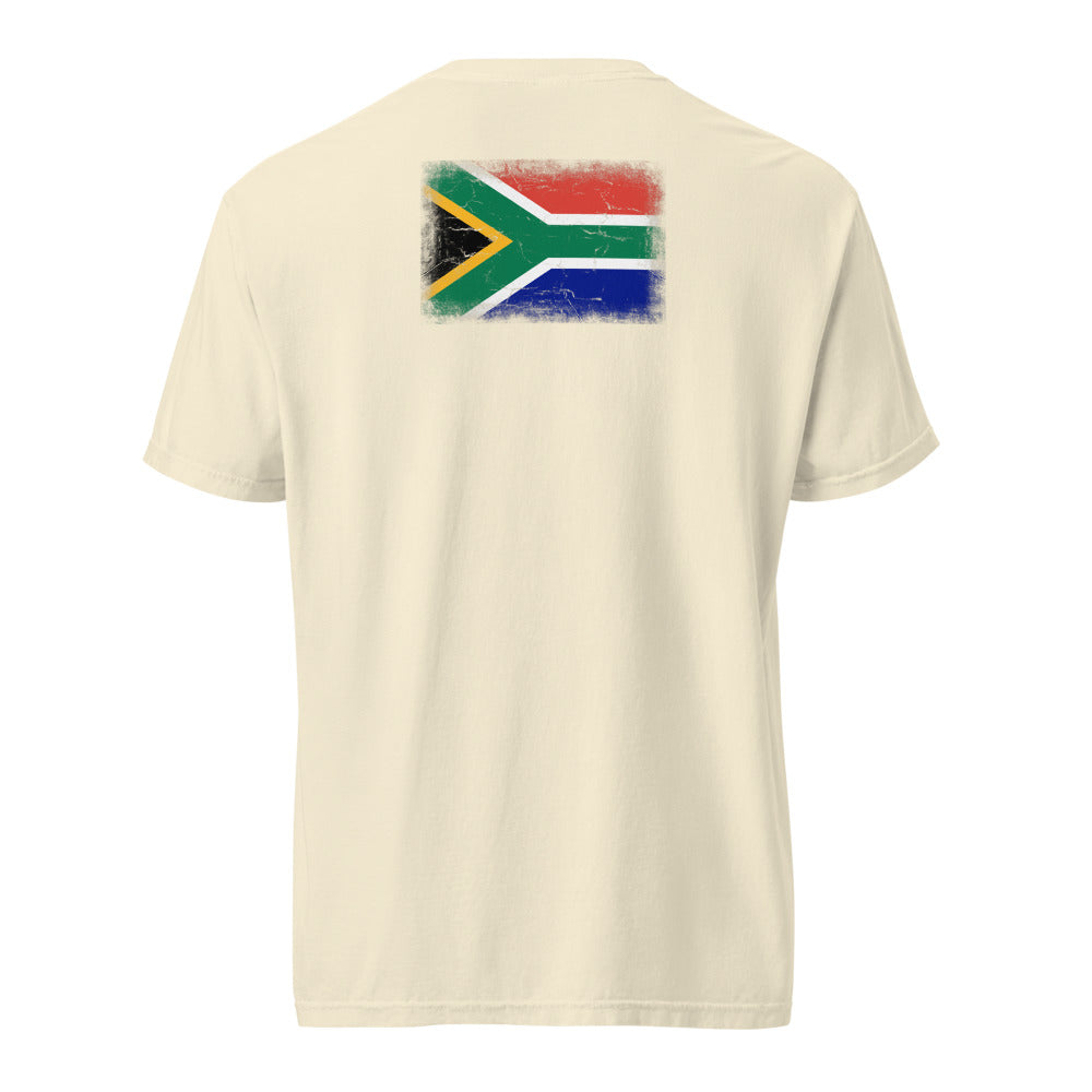 South Africa Flag Tee — Back — Ivory