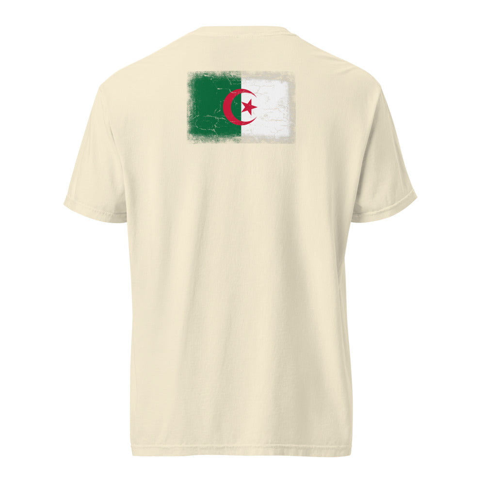 Algeria Flag Tee — Back — Ivory