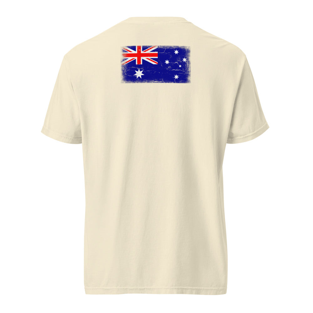 Australia Flag Tee — Back — Ivory
