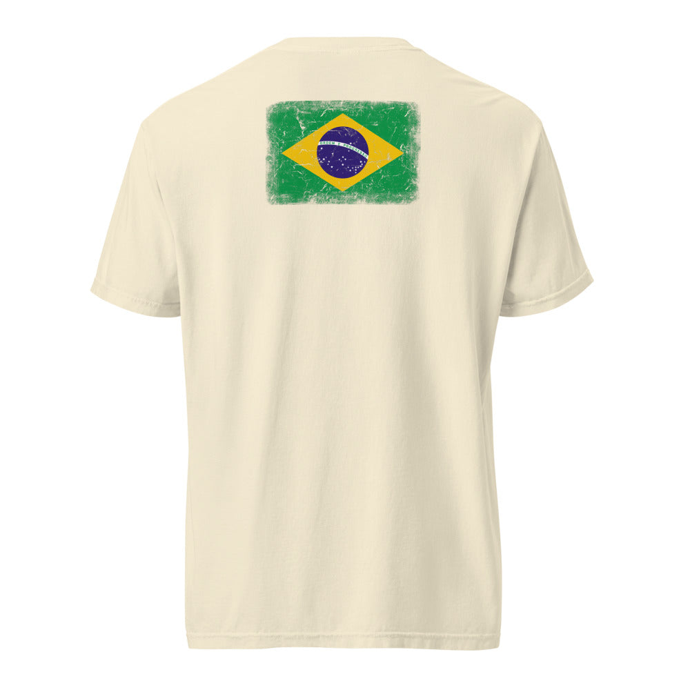 Brasil Flag Tee — Back — Ivory