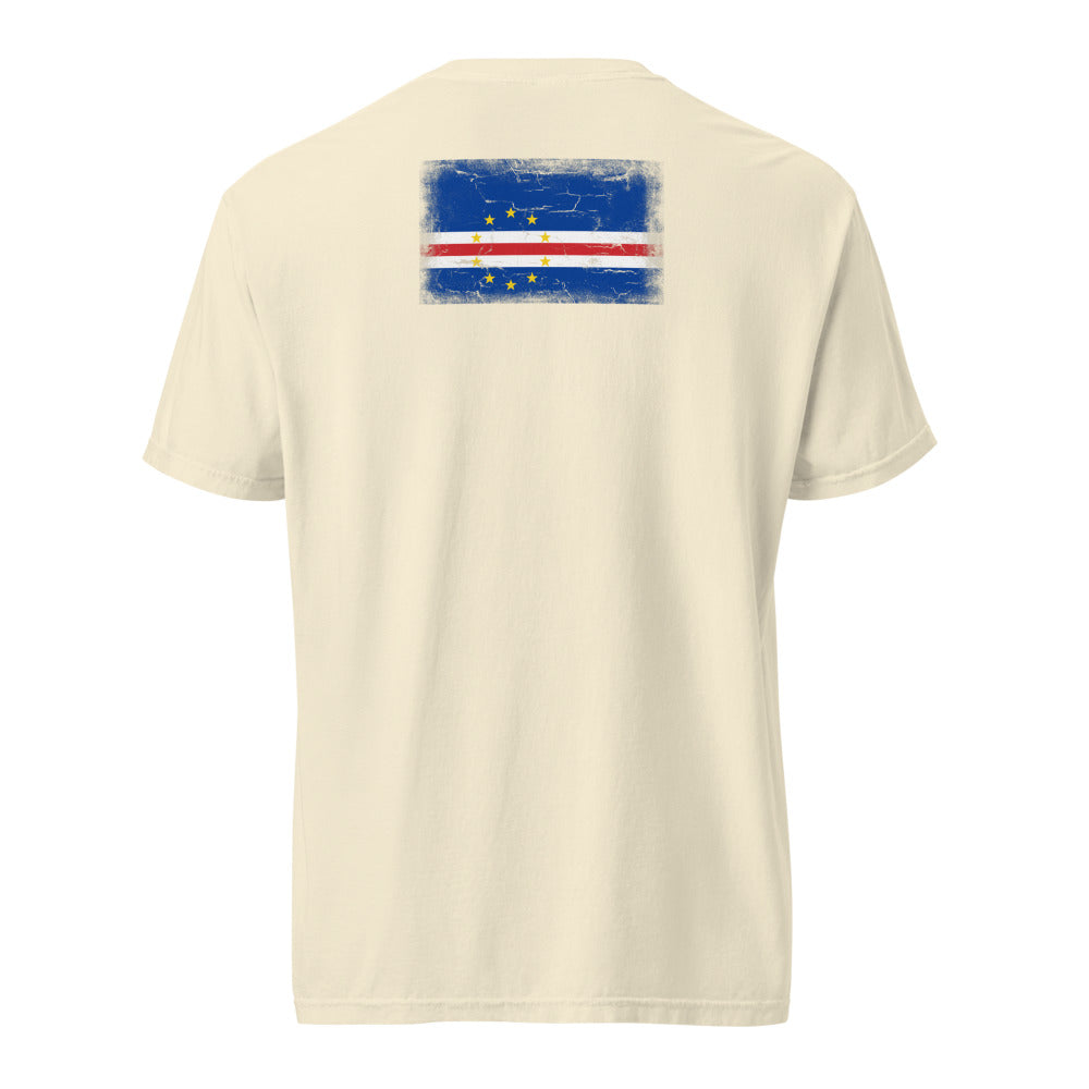 Cape Verde Flag Tee — Back — Ivory
