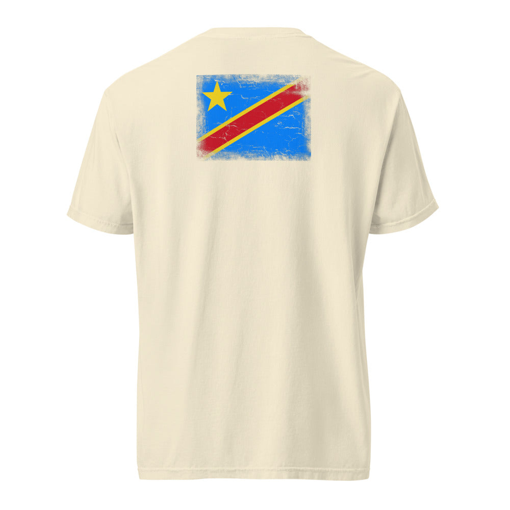 Congo Flag Tee — Back — Ivory