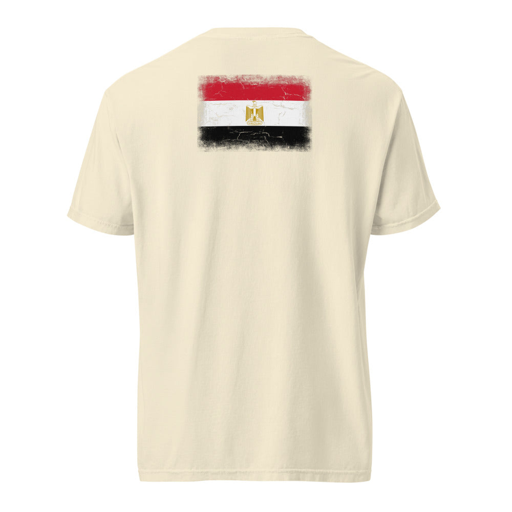 Egypt Flag Tee — Back — Ivory
