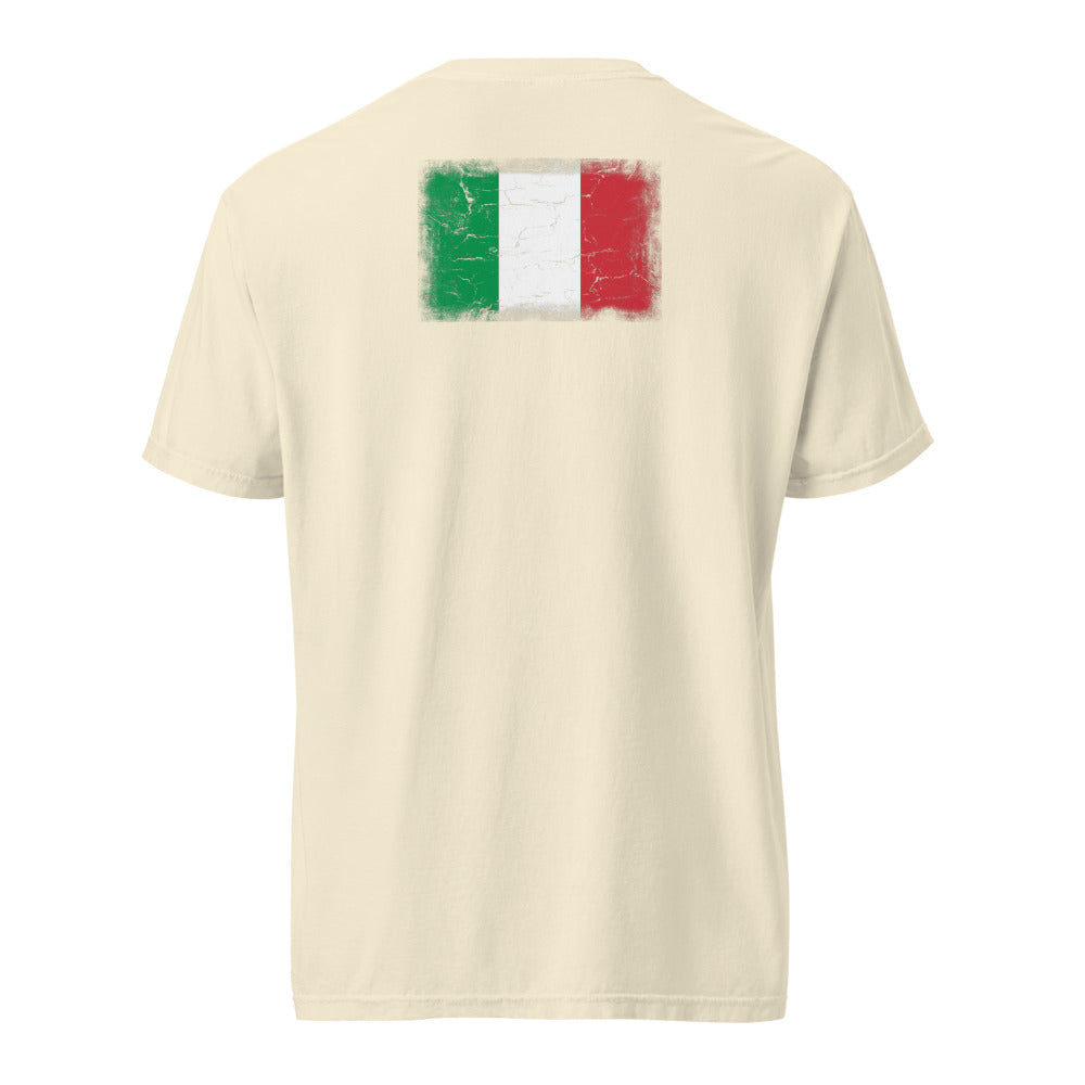 Italy Flag Tee — Back — Ivory