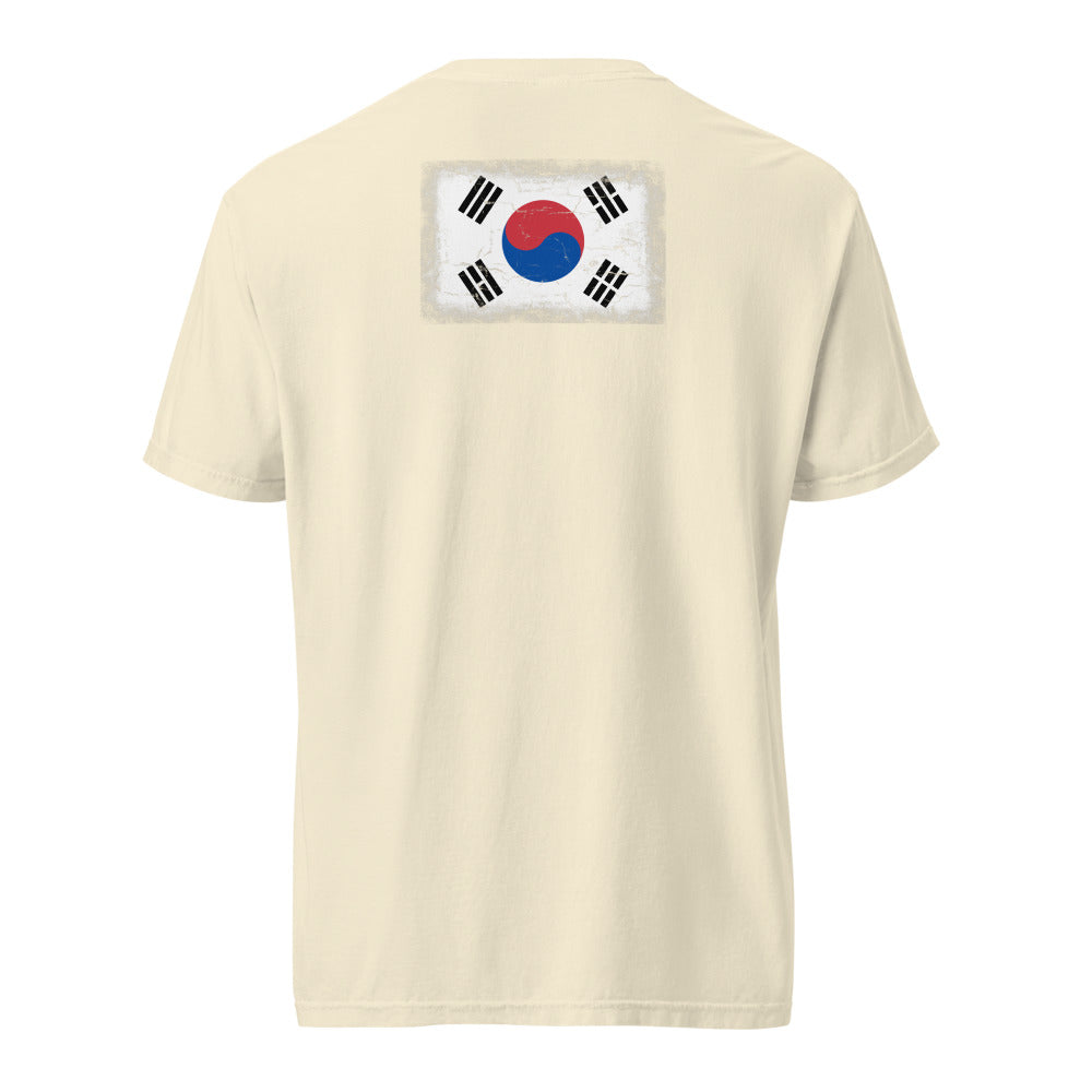 South Korea Flag Tee — Back — Ivory