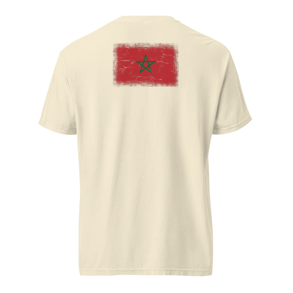 Morocco Flag Tee — Back — Ivory