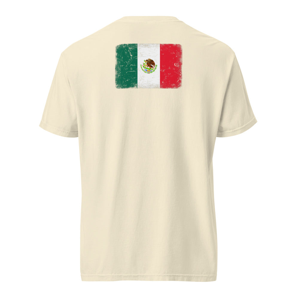 Mexico Flag Tee — Back — Ivory