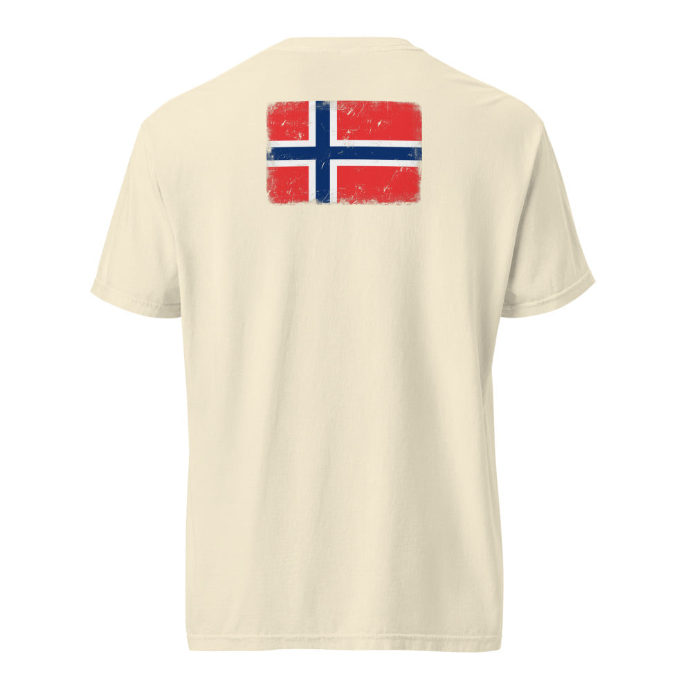 Norway Flag Tee — Back — Ivory