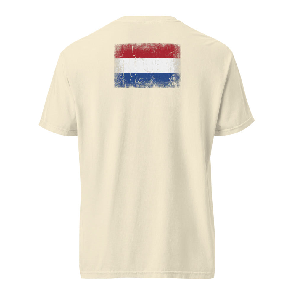 Netherlands Flag Tee — Back — Ivory