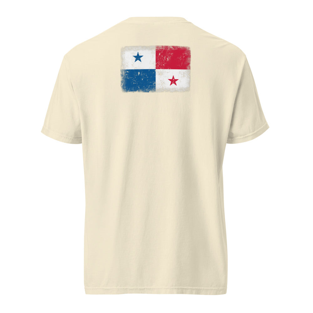 Panama Flag Tee — Back — Ivory
