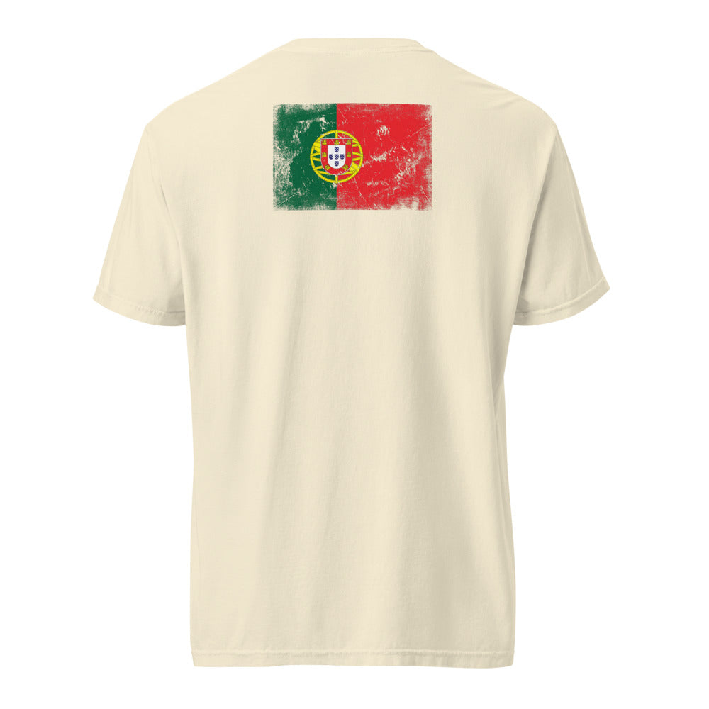 Portugal Flag Tee — Back — Ivory