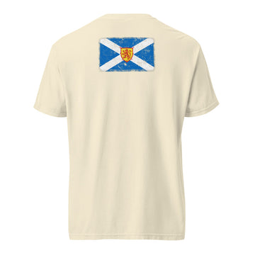 Scotland Flag Tee | Back Print | Unisex | Heavyweight Cotton