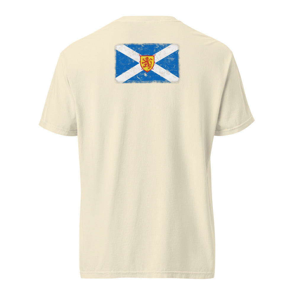 Scotland Flag Tee — Back — Ivory