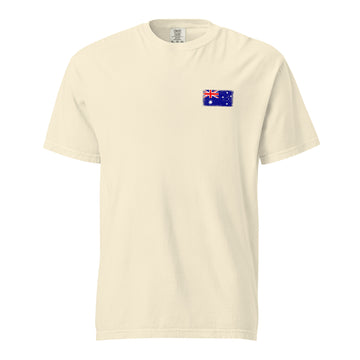 Australia Flag Tee | Front | Unisex | Heavyweight Cotton
